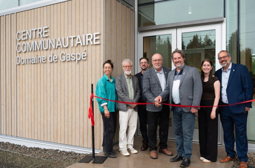  Le centre communautaire du Domaine de Gaspé est inauguré