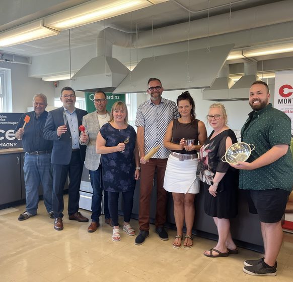  L’école secondaire Bon-Pasteur inaugure son nouvel atelier culinaire modernisé